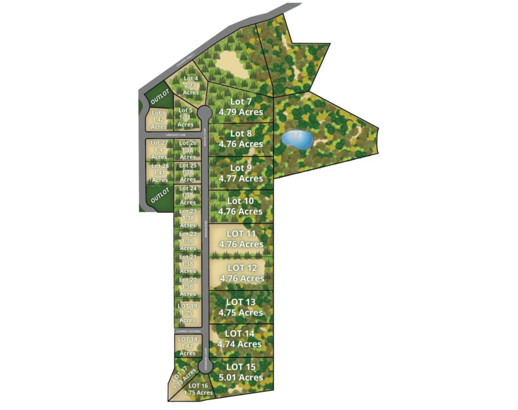 Cedar Creek Plat Map