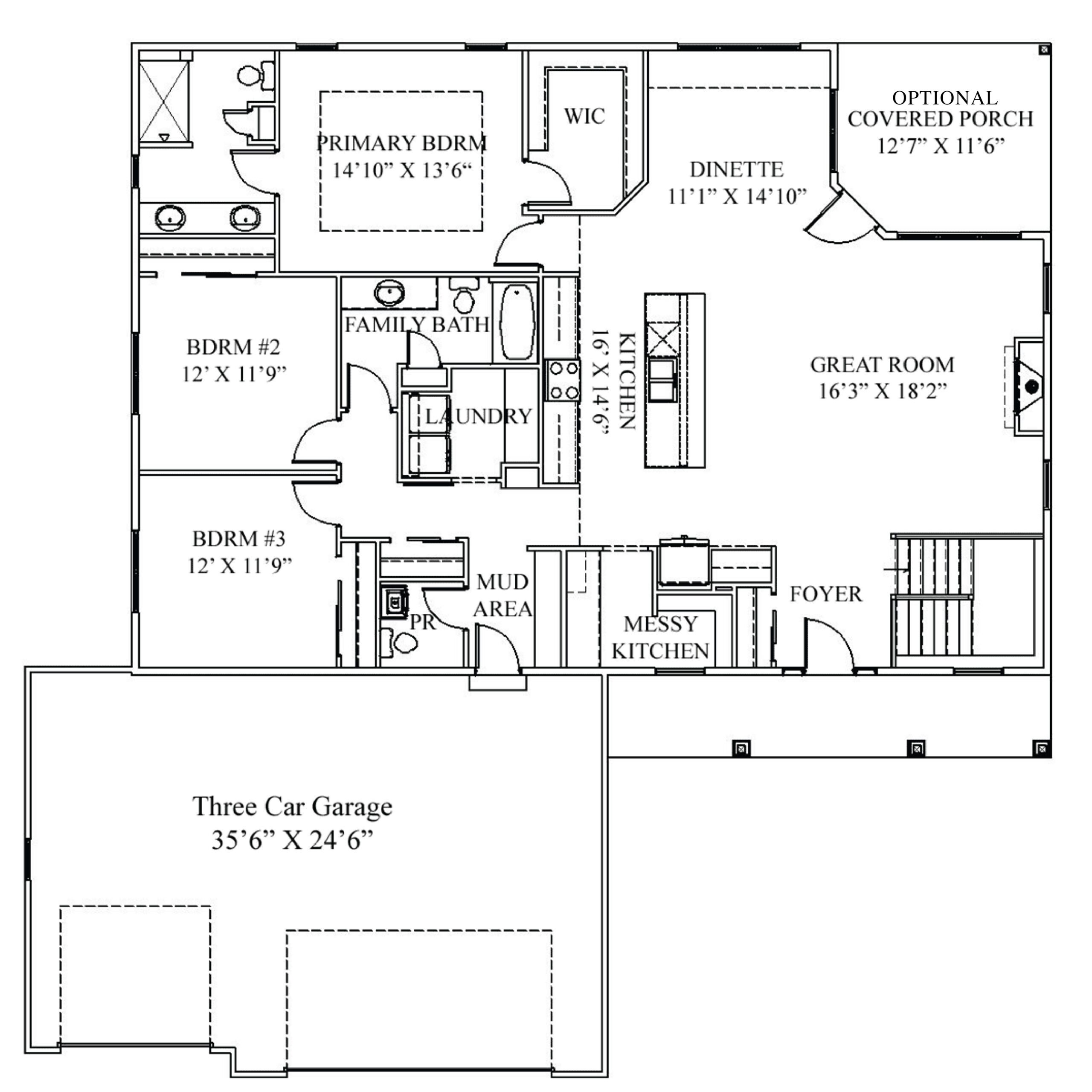 McKenna with Optional Covered Porch