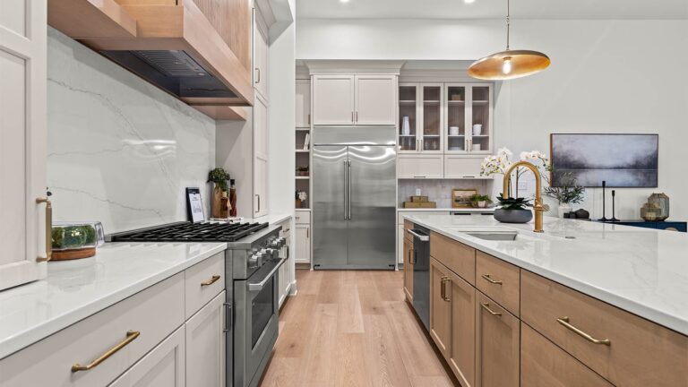 The Nora at Bella Vista Estates ,modern kitchen with elegant design