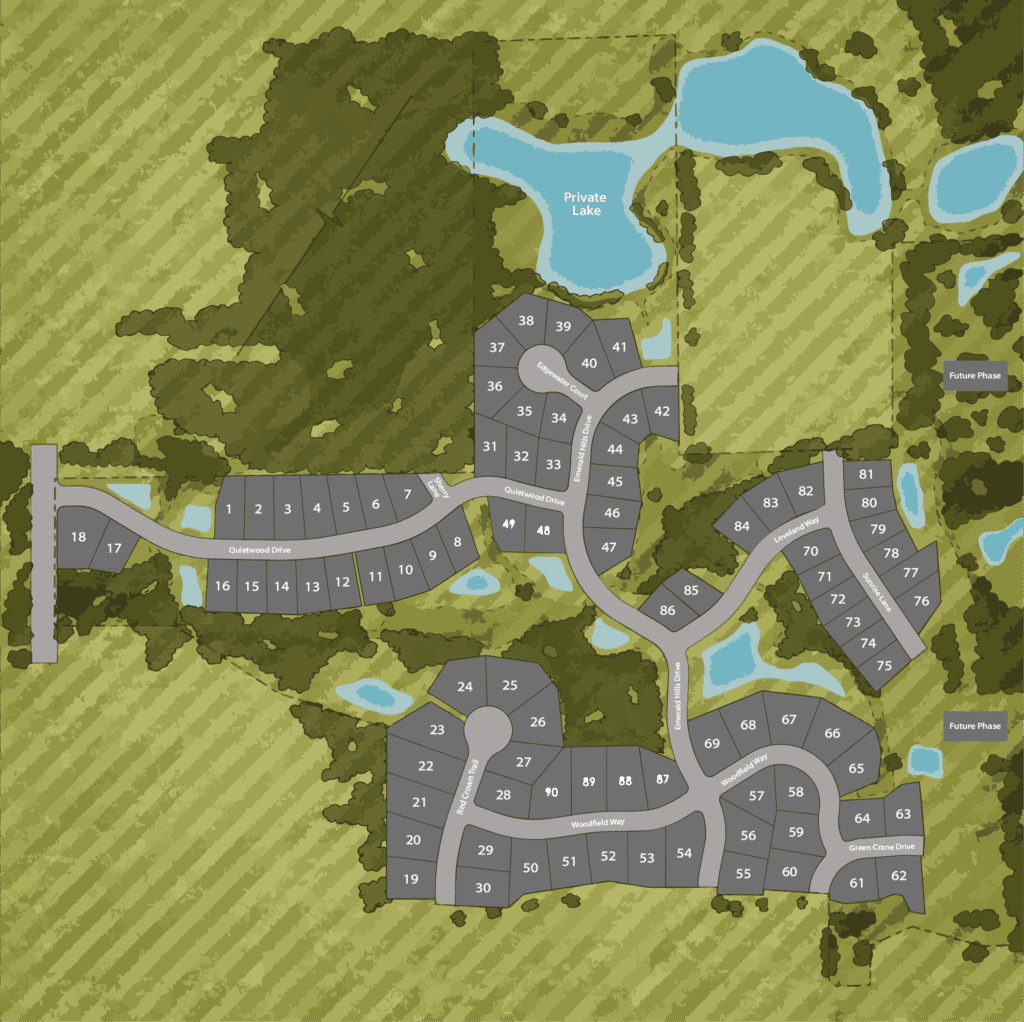 Quietwood Plat Map