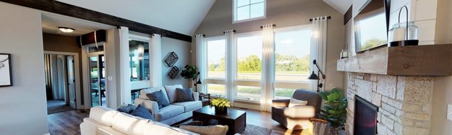 Alliance windows featured in The Harper model home by Demlang Home Builders