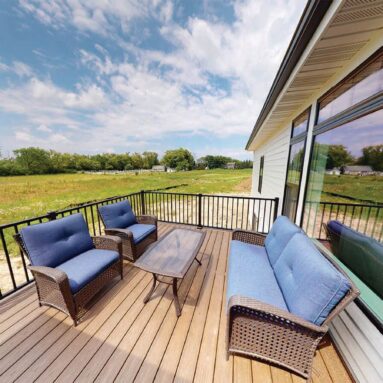 The Brooklyn II at Sanctuary at Good Hope Subdivision, Deck