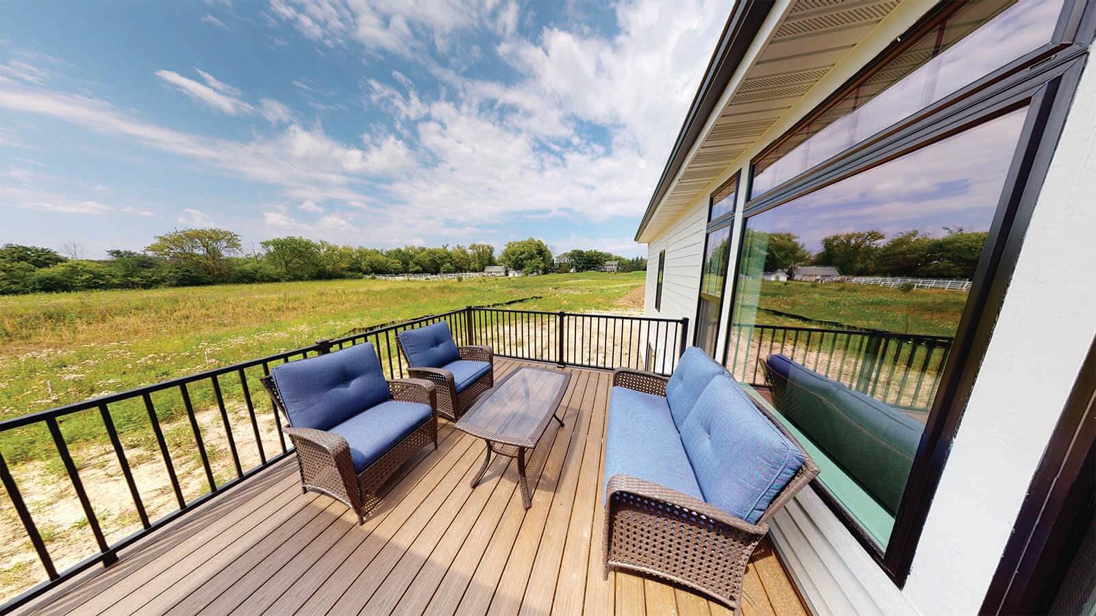 The Brooklyn II at Sanctuary at Good Hope Subdivision, Deck