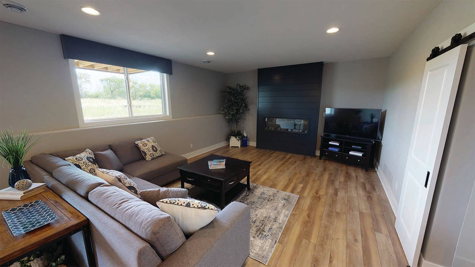The Brooklyn II at Sanctuary at Good Hope Subdivision, Lower Level Family Room