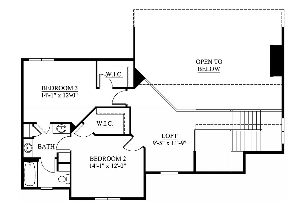 The Courtlynn second floor plan