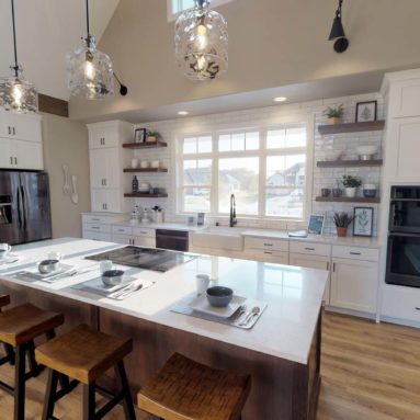 Demlang Builders - The Harper model home kitchen