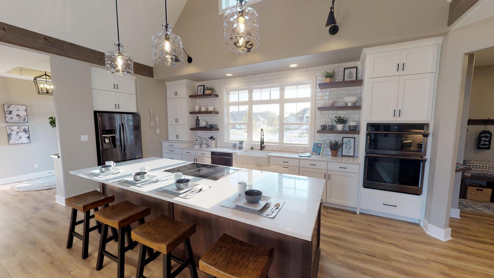 Demlang Builders - The Harper model home kitchen