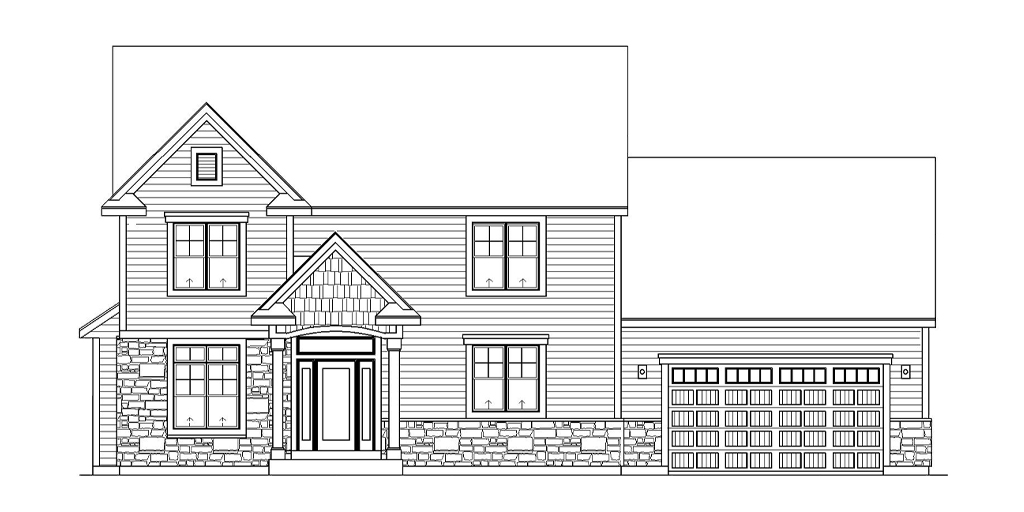 Emerson II Base Model - Front Elevation - CTA