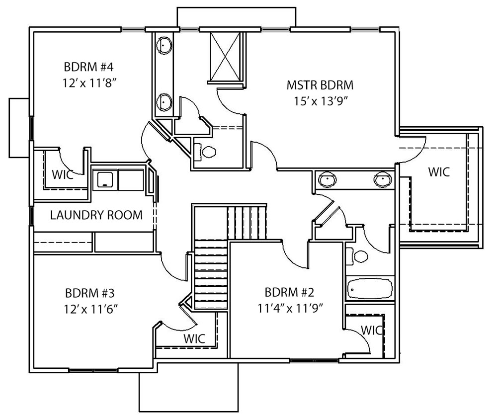 The Emerson Second Floor Plan