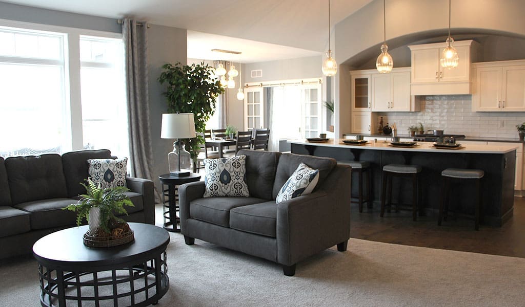 Interior view of the Brooklyn model home