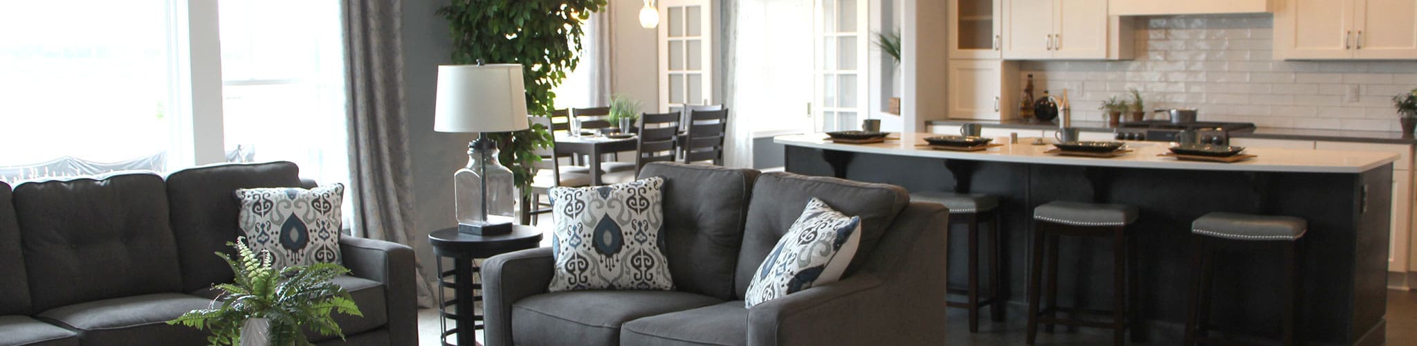 Interior view of the Brooklyn model home