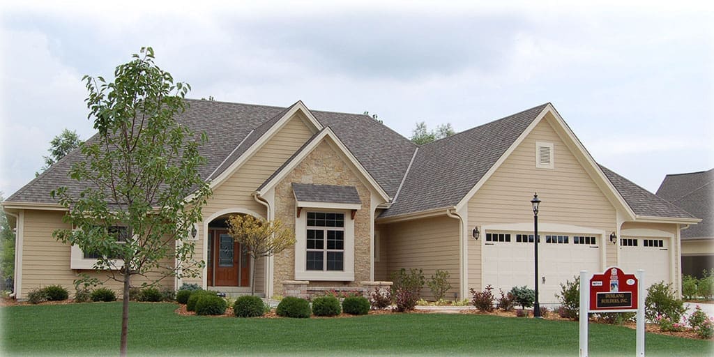 Outside view of the Alexis model home