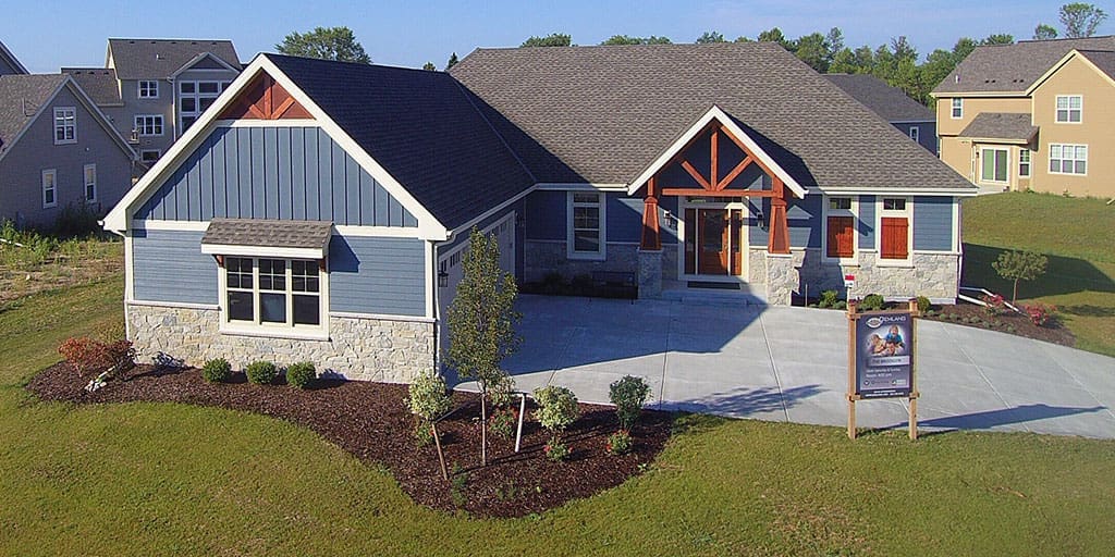 Outside view of the Brooklyn model home