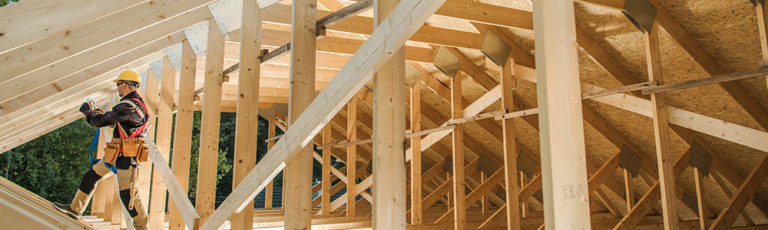 Wooden Roof Skeleton Frame of Building